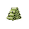 Rollos de pala para arena de gato en verde claro con soporte para bolsa de basura integrado