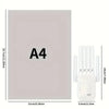 A4 sized white rectangular device for dual band WiFi range extension