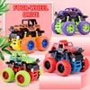 Four-wheel drive pull-back stunt SUV toy cars in various colors and styles