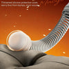 A close-up of a silicone protective cover on a thick rope, highlighting its durability and safety.