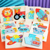 A set of wooden 3D animal jigsaw puzzles featuring various colorful animals and shapes for children's cognitive development.