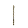 A single serrated drill bit with a hexagonal shank is shown vertically.