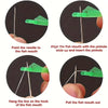 Instructions showing how to use an auto needle threader for sewing machines, including aligning the fish mouth and pulling ou