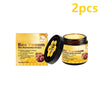 Two jars of Bee Venom Skin Restoration Cream with yellow labels and a 7 days usage indicator.