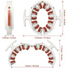 Rodillo de masaje muscular para piernas, cuello y brazos en formas cilíndrica y arqueada