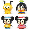 A set of micro building block animal figurines featuring characters from a popular franchise.