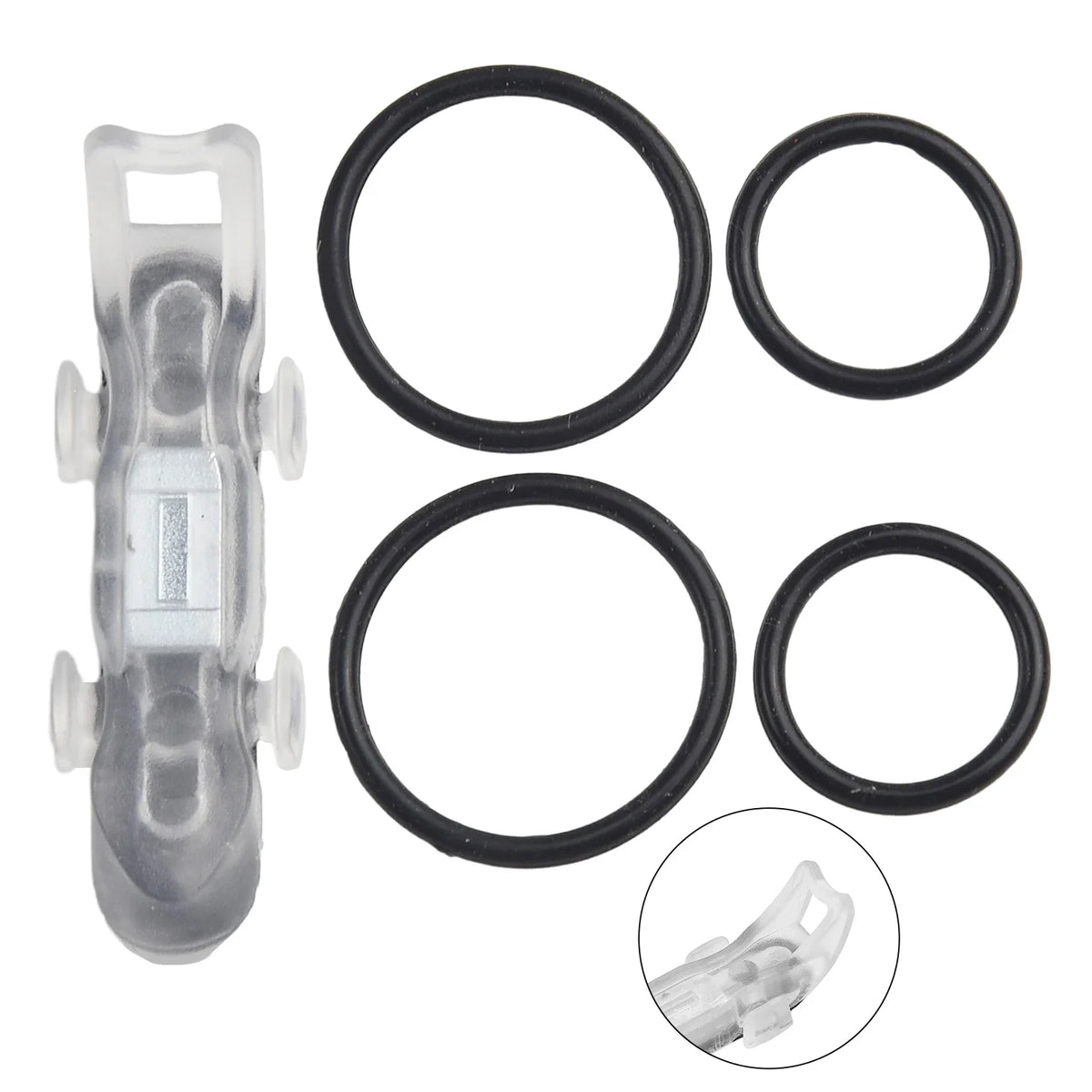 Magnetic bait hanger with non-slip rubber pads for fishing rods and tackle