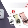 Loquet de sécurité en alliage de zinc, trois tailles avec cadenas