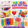 A set of Magic Popcorn Pens used for 3D puffy art fun with vibrant colours and heat to make cards and crafts.