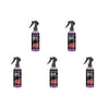 Four bottles of 3-in-1 Nano Ceramic Coating Spray for Cars with black sprayers