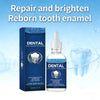 A bottle of Dental Cavity Healing Tooth Armor drops is shown next to its box, with text promoting repair and brightening toot