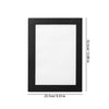 A black rectangular picture frame with a white mat, measuring 32.5cm by 23.7cm.