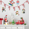Diamond painting kits featuring Christmas and winter themes like Santa, reindeer, and snowmen