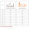A table showing shoe sizes, corresponding insoles lengths in cm, and suitable foot lengths for a product.