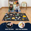 A felt story board set featuring various zoo animals for interactive learning.