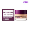 Two tubes of Calcium Dark Spot Eye Cream for ex volume firming with hydrolyzed elastin