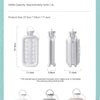 Three clear silicone ice cube molds in white, gray, and pink are shown with product parameters.