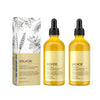 Three glass bottles of EELHOE Rosemary Hair Growth Oil for thicker, fuller hair.