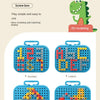 A set of colorful plastic toolboxes for 2D modeling and random conversion gameplay featuring number, letter, ship, and vehicl