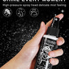 Una mano sostiene un spray de purpurina YTRUNS para cuerpo, cabello y ropa.