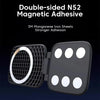 Double-sided N52 magnetic adhesive iron sheets for a car phone holder