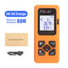 Orange TTaka7 laser distance meter device with digital display and controls