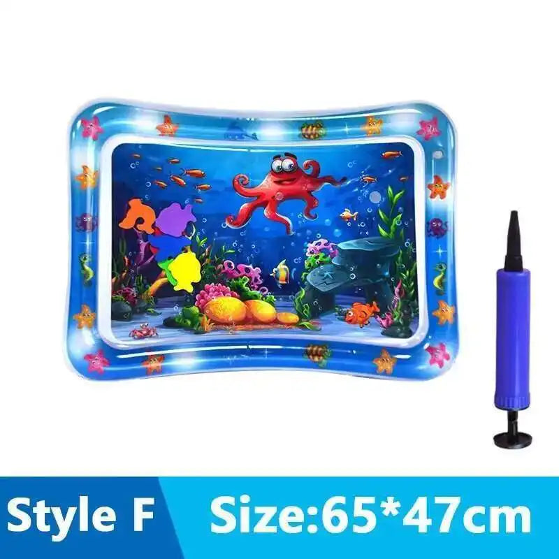 Alfombra de juego interactiva de silicona azul para gatos con diseño de peces
