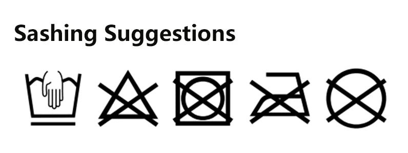 A set of five black line icons suggesting various suggestions or prohibitions.