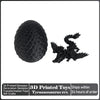 Figura de juguete transformable de esqueleto de Tiranosaurio rex negro.