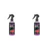 A bottle of 3-in-1 Nano Ceramic Coating Spray for Cars with a black pump dispenser.
