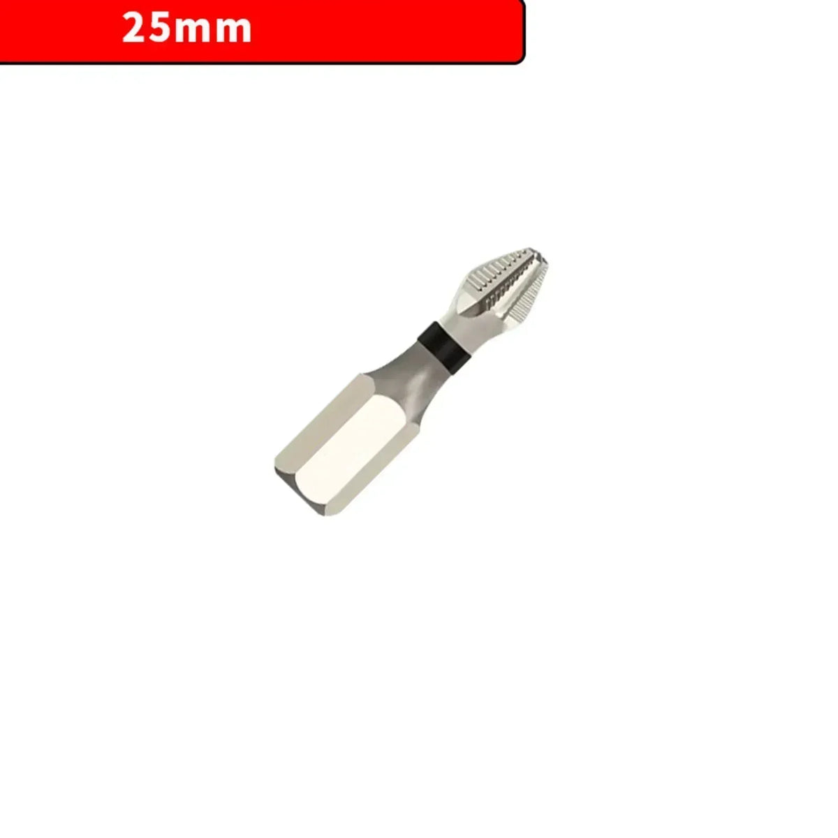 A magnetic PH2 screwdriver bit with a 1/4 inch hex shank.