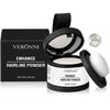 Veronni Enhance Hairline Powder product with black packaging and white powder visible.