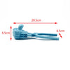 Light blue duck-shaped rice mold used for making fun sushi and snowballs