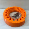 Aiguiseur de forets universel orange avec plusieurs trous pour meuleuses d'angle
