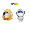 Two yellow bear-shaped nightlights with astronaut charms, packaged as a 2PCS set.
