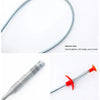 Stainless steel flexible drain snake with a PP handle for easy handling