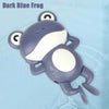 A dark blue frog bath toy featuring a cute frog design for water play.