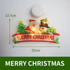 An LED Santa Claus window decoration light featuring a smiling face and festive holiday theme.