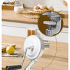 Adjustable fixed bolt mechanism of a macaroni machine used for making pasta.