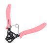 Pink one-step wire looping pliers with a 1.5mm jaw and black metal handles