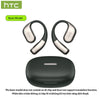 Ein Paar HTC True Wireless Bluetooth-Kopfhörer mit Ladecase, Basis-Modellbezeichnung.