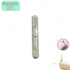 A single grey-green needle threader and seam ripper tool.