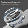 Dobbeltsidig magnet med MagSafe-teknologi og sammenleggbar magnetisk telefonringstativ.