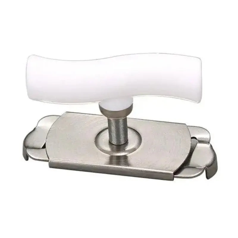 Stainless steel manual tool for opening jars and bottles