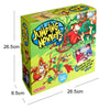 Caja de juego de mesa Monos Saltarines trepando un árbol con monos y un árbol.