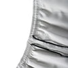 Close-up of the elastic waistband and drawstring closure of men's cargo joggers.