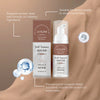 A bottle of JAYSING Self Tanner Mousse for face and body is shown next to a box, illustrating its use on skin.